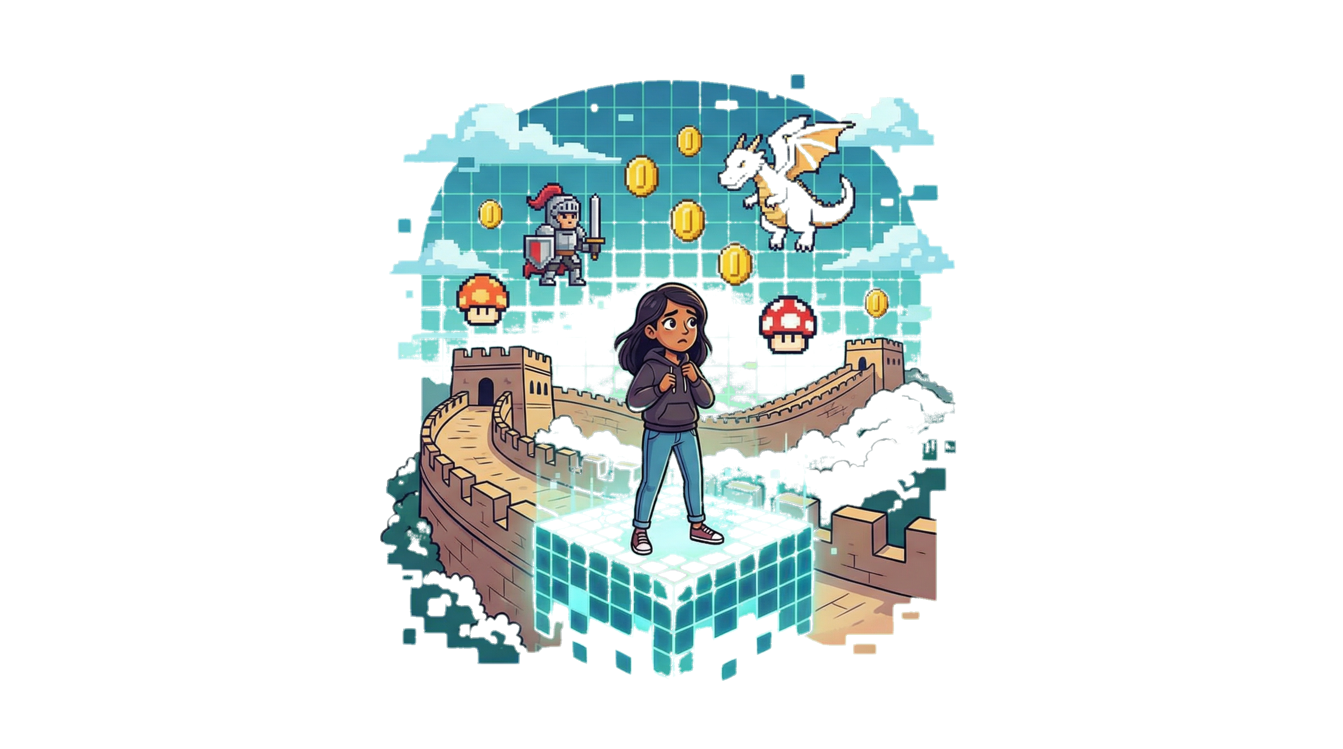 Illustration for Anjana and the Game World