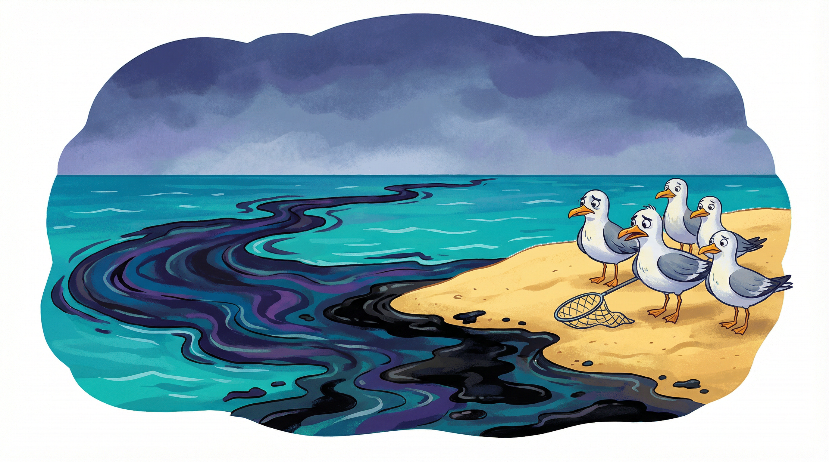Illustration for Mandy the Ambitious Seagull