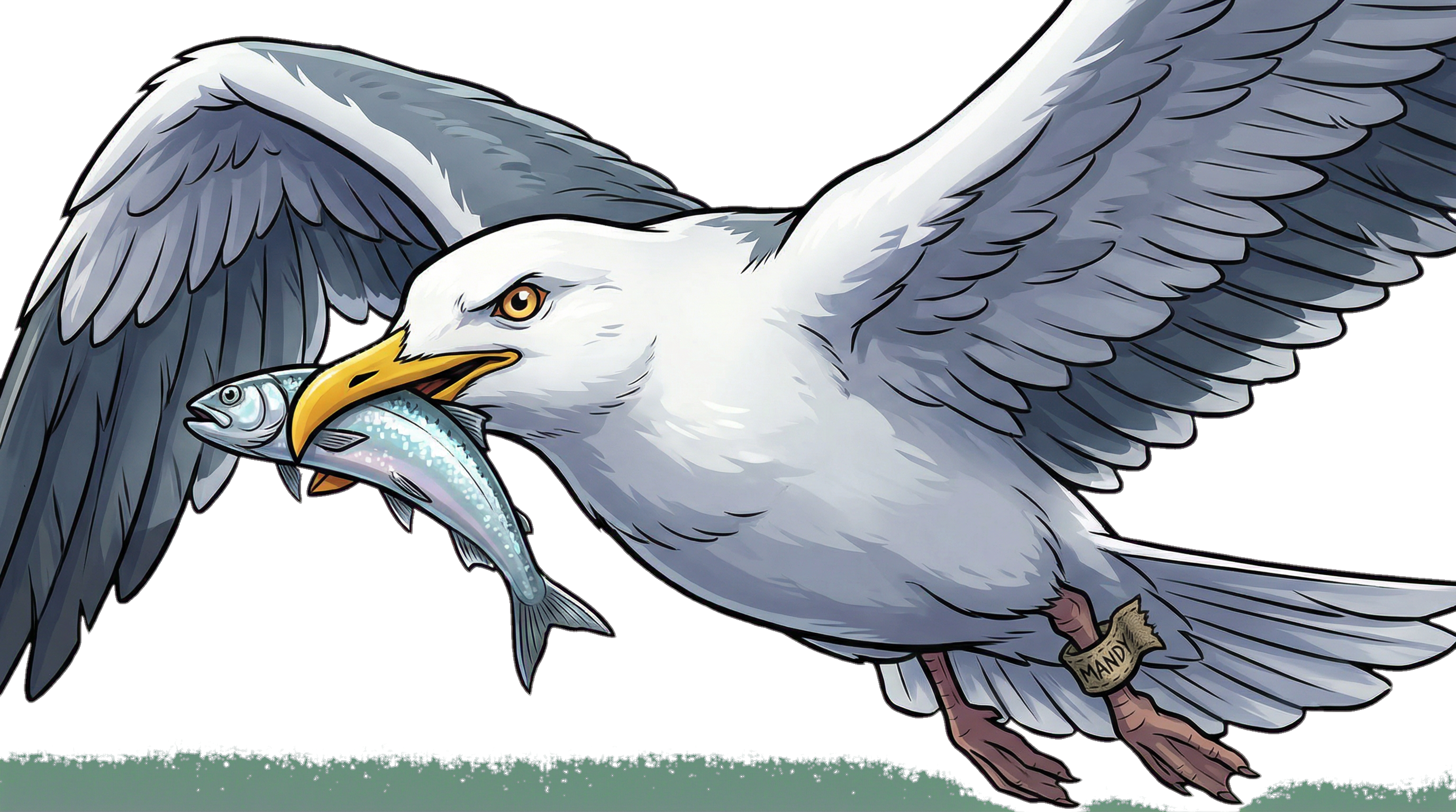 Illustration for Mandy the Ambitious Seagull