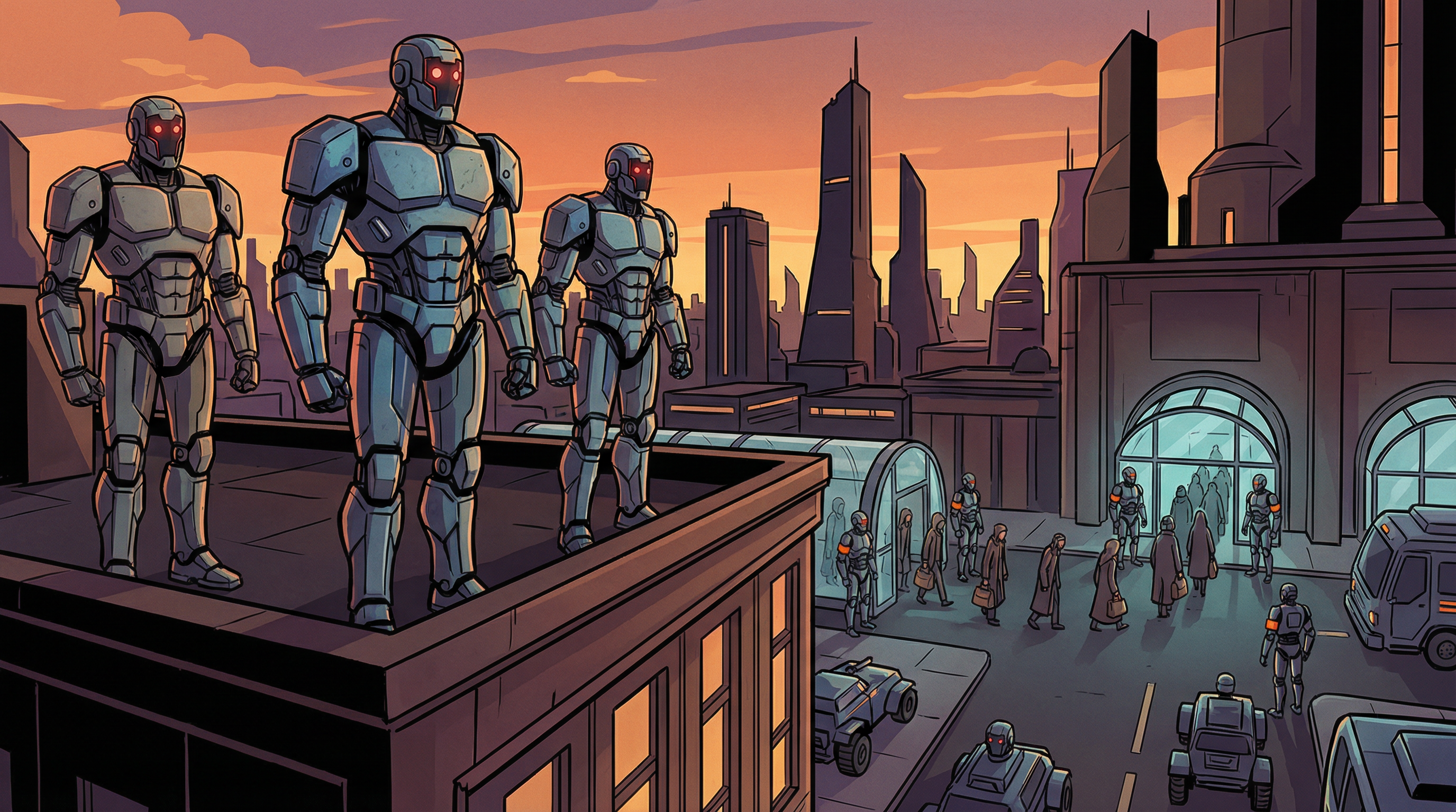 Illustration for Ariana and the Robot Virus