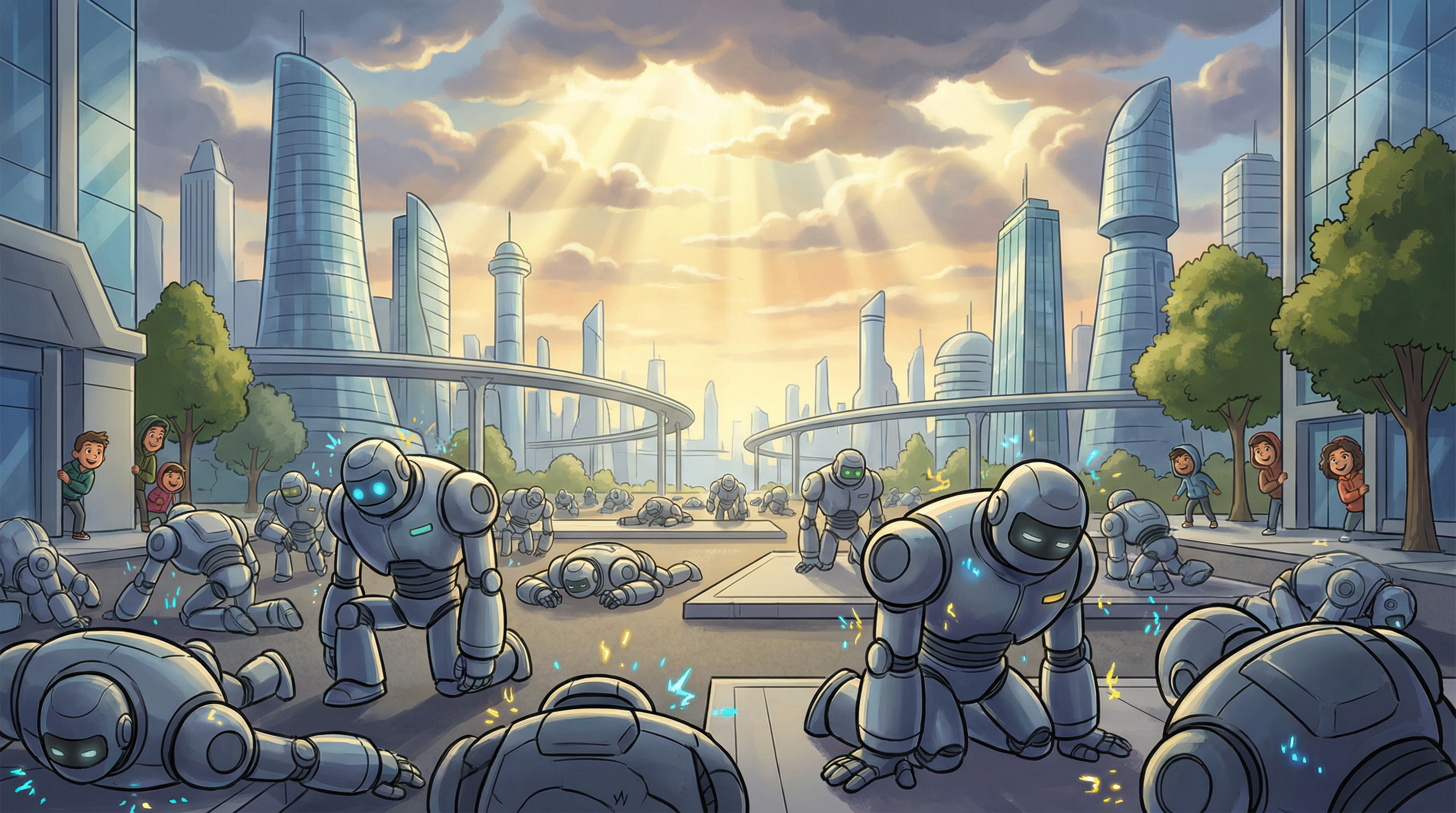 Illustration for Ariana and the Robot Virus