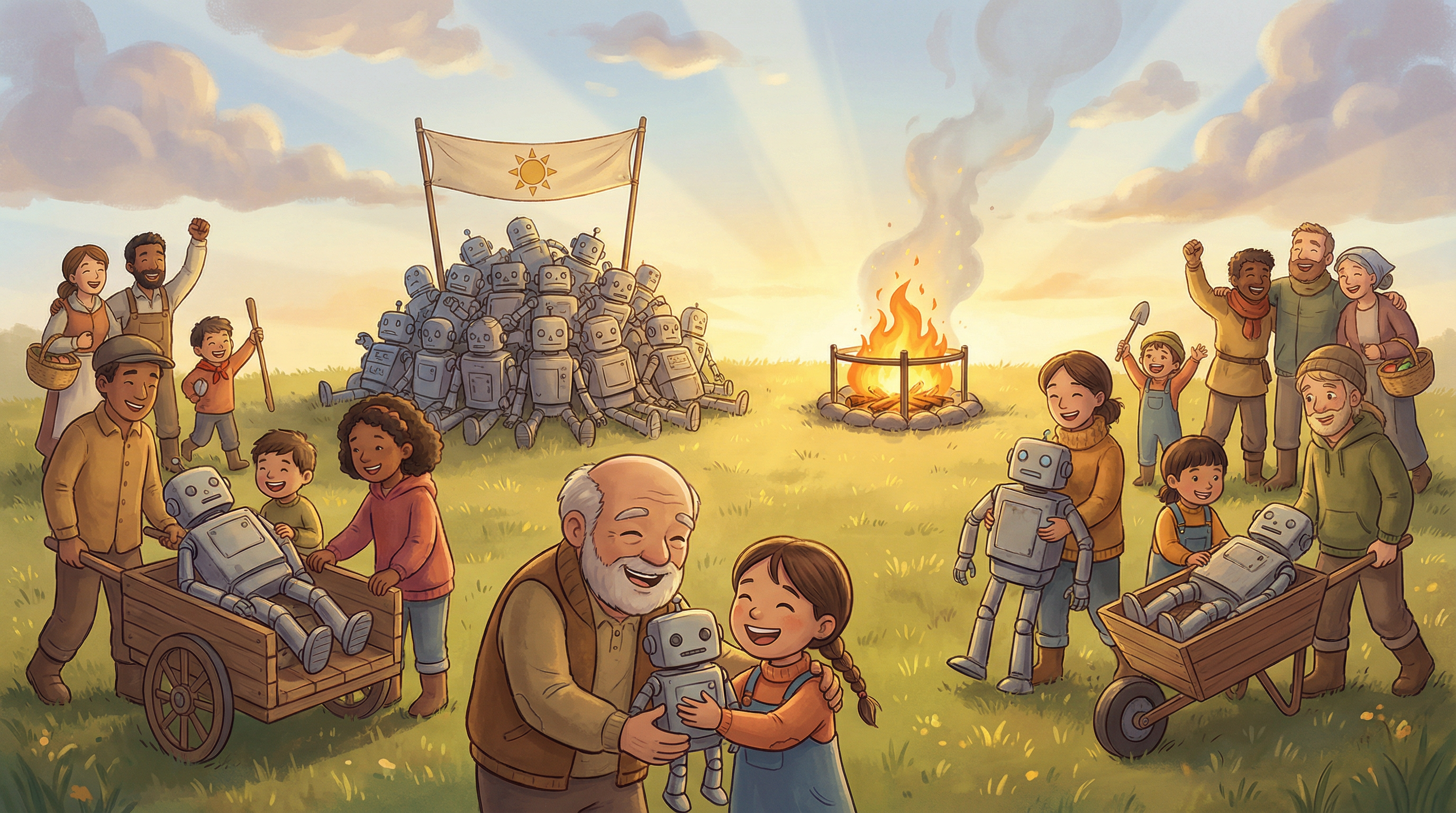 Illustration for Ariana and the Robot Virus