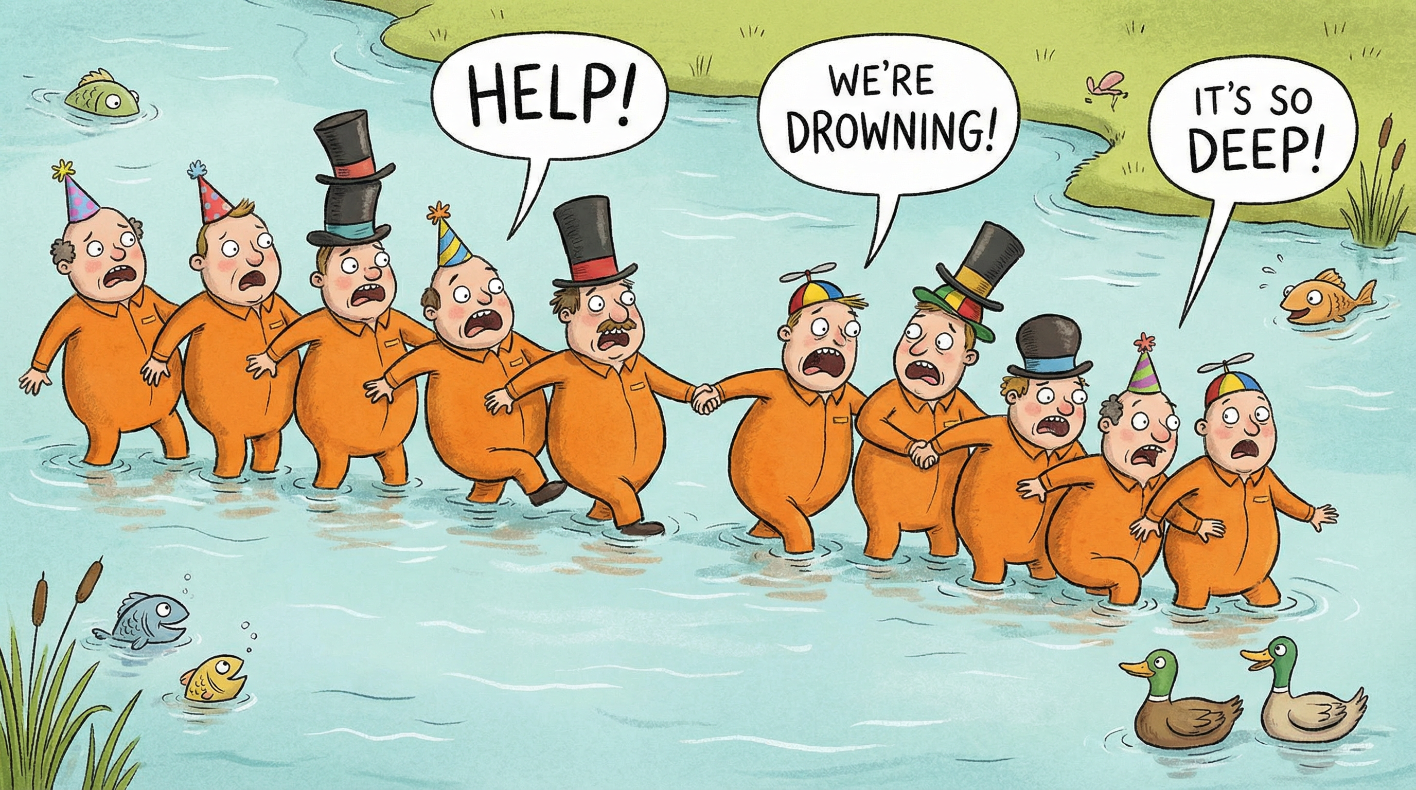 Illustration for Katlina and the Silly 10 Men