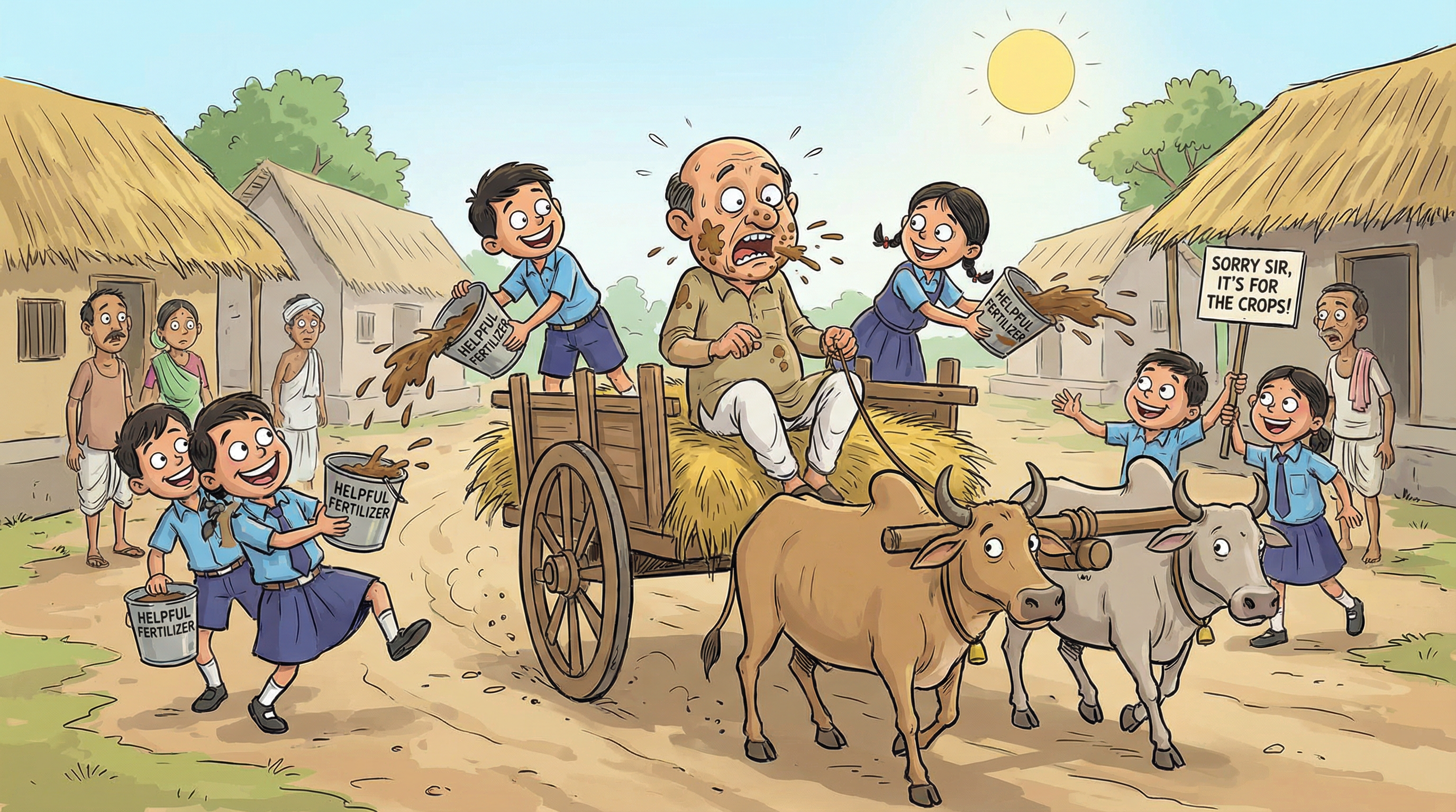 Illustration for The Teacher and the Silly Students