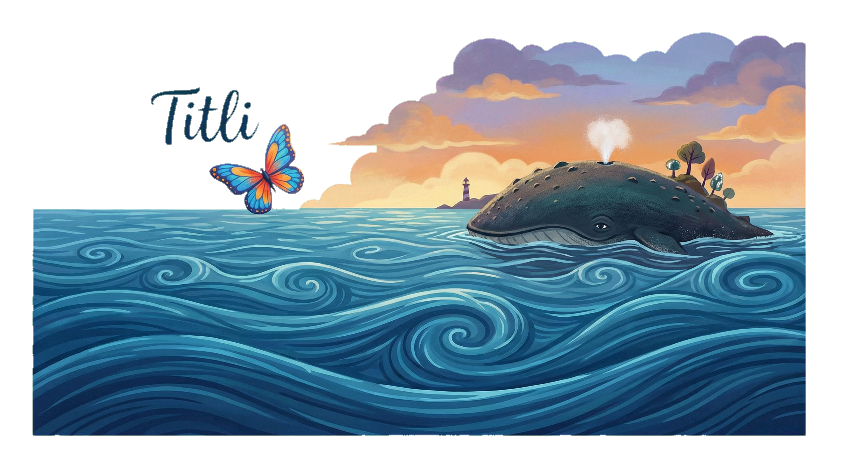 Illustration for Titli's Great Flight to America